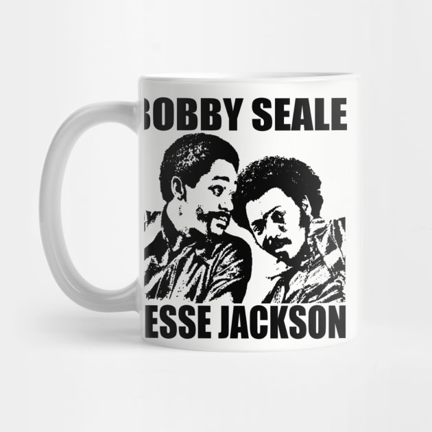 Bobby Seale and Jesse Jackson by truthtopower